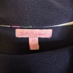 Lilly Pulitzer Lilly Pultizer Sweatshirt Women's Size XS Irving Fleece Pullover Cowl Neck Blue Photo 3