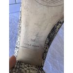 Cole Haan  Nitasha‎ Leather Ankle Boot Snake Print Embossed Heeled Bootie Sz 7B Photo 11