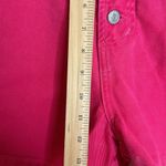 Bongo Vintage button fly pink denim jean shorts big logo on back size 5 Photo 6