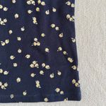 SKIMS New  Cotton Rib Tank Navy Daisy Print Photo 3