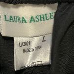 Laura Ashley Women's Black Wide-Leg Pants Size L Casual Elastic Waist Photo 11