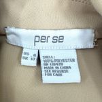 Per Se | Size 8 | Sleeveless Off-Center Zip-Up Mid-Length Collared Trench Jacket Photo 1