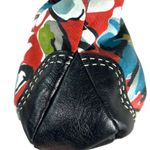 Brighton Lily Bag Floral Flower Woven Leather Straps Shoulder Bag Handbag Purse Photo 8