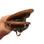 Anthropologie REETA Green Tan Braided Gladiator Style Flat Sandals 38 Photo 4