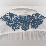 Johnny Was Johnny‎ Was Toya Cotton Embroidered Button Down Blouse Size small Photo 5