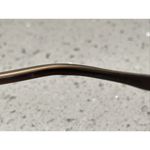 Bulova  Aurora DEMI SAND Sunglasses Frames ONLY Brown Oval Full Rim 51-18-140 Photo 5