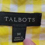 Talbots  Yellow Gingham Popover Top Photo 5