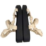 Circus NY Harlene Cream Black Comfort Platform Scrunch Sandals 8 Photo 6