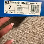 Adidas  Superstar J 'Metallic Snake' Rare- Size 8 Women’s Photo 4