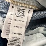 frame denim  Metropolitan Wide Leg High Rise Jeans Size 24 Margolis Photo 7