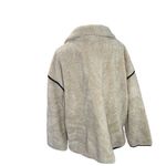 Tuckernuck Rhode Shearling Pullover Jacket Teddy Fleece Beige Small Photo 4