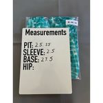 Woman Within Tie Dye Blouse 1X Green V-Neck Short Sleeve Casual Top Photo 7