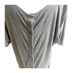 Frida Maternity Breast Feeding Midi Dress Snap Button Grey One Size Size undefined Photo 3