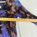 Moon Tie Dyers Long Sleeve Tunic Shirt Women’s Medium Multi Y2K Blue Photo 4