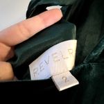 Revelry Tori velvet emerald green maxi gown dress size 2 Photo 8