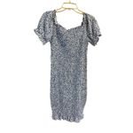 Pretty Garden Daisy Off the Shoulder Dress Sz L NWT Blue Size L Photo 1