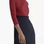 J.Crew Blue Midi Pencil Dress for Work Photo 1