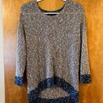 Rag and Bone Womens Multicolor Print Long Sleeve Blue Hem Pullover Sweater Small Photo 9