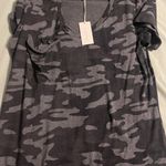 Z Supply Black Camo V-Neck Photo 0