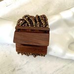 The Beaded Soul gold seed bead multi strand bracelet Photo 2