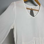 Sadie & Sage Anthropologie White Babydoll Ruffle Top Cutout Lace Cottagecore S Photo 2