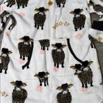 Holiday Time  Pink and White Fleece Onesie Photo 5