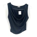 Free People Intimately NWT City Nights Tuck In Top Black Photo 5