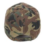 Handmade USA Bald Eagle w/ American Flag Camo, Dad Style Military Army Baseball Cap, Hat Photo 1