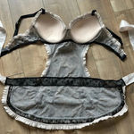 Victoria's Secret  Sexy little things French Maid Baby Doll Lingerie Sz 34D Photo 8
