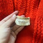 Vintage Geistex 1940s Red Wool Pullover Sweater Hand Photo 12