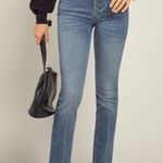 Reformation  Jeans Womens Liza High Straight Button Fly Jean Size 31 Photo 12