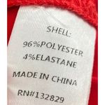 superdown Aubrey Jumpsuit Wide Flare Leg Open Off the Shoulder Red Womens Medium Photo 8