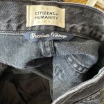 Citizens of Humanity  Ambrosio distressed denim shorts washed black size 31 Photo 11