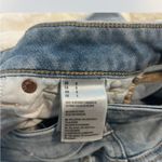 American Eagle Outfitters Blue Jean Shorts Distressed Cut-Off Photo 2