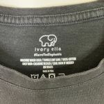 Ivory Ella  | Paris France Tee Short Sleeve Black Graphic Cotton Womens Small Photo 4