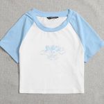 SheIn Angel Crop Top Photo 0