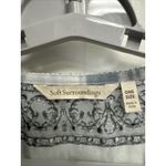 Soft Surroundings  Animal Print Gray Black Kimono OS One Size Chiffon Sheer Bling Photo 1