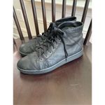 Eileen Fisher Game 2 Black Tumbled Nubuck Leather High Top Sneaker 7 Photo 1
