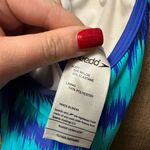 Speedo NWT  Woman Swimwear All Over Print Racerback Swimdress with Boyleg Size 36 Photo 8