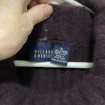 Hillard & Hanson  Purple Angora Blend Sleeveless Turtleneck Sweater Photo 1