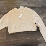 LA Hearts Ribbed cropped cream sweater- Nwt Photo 2