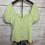 Hippie Rose  Light Green Blouse Photo 0