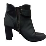 Unisa  Unrisha Black Zip Up Buckle 3 inch Heel Booties Womens 7 M Photo 2