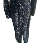 Leslie Fay stunning black sequin gown-size 6 Photo 10