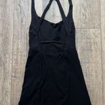 Free People Intimately Black Open Back Mini Dress Photo 6