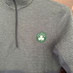 Adidas Women's Long Sleeve 1/4 Zip pullover Boston Celtics Logo Gray Sz Small G2 Photo 8