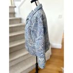 Coldwater Creek Vintage 90s Blue Paisley Tapestry Western Jacket Photo 2