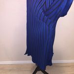 Maggie Barnes Woman’s 28W Blue Two-Fer Blouse Set Striped Button Down Photo 5