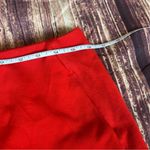 CAbi  #3219 Fiery Red Zip Back Skirt W/Pockets~Size 6 Photo 1