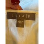 Lilla P Tank Top Women‎ Large White Cotton Lace Double Layer Shell NWT Boho Photo 8